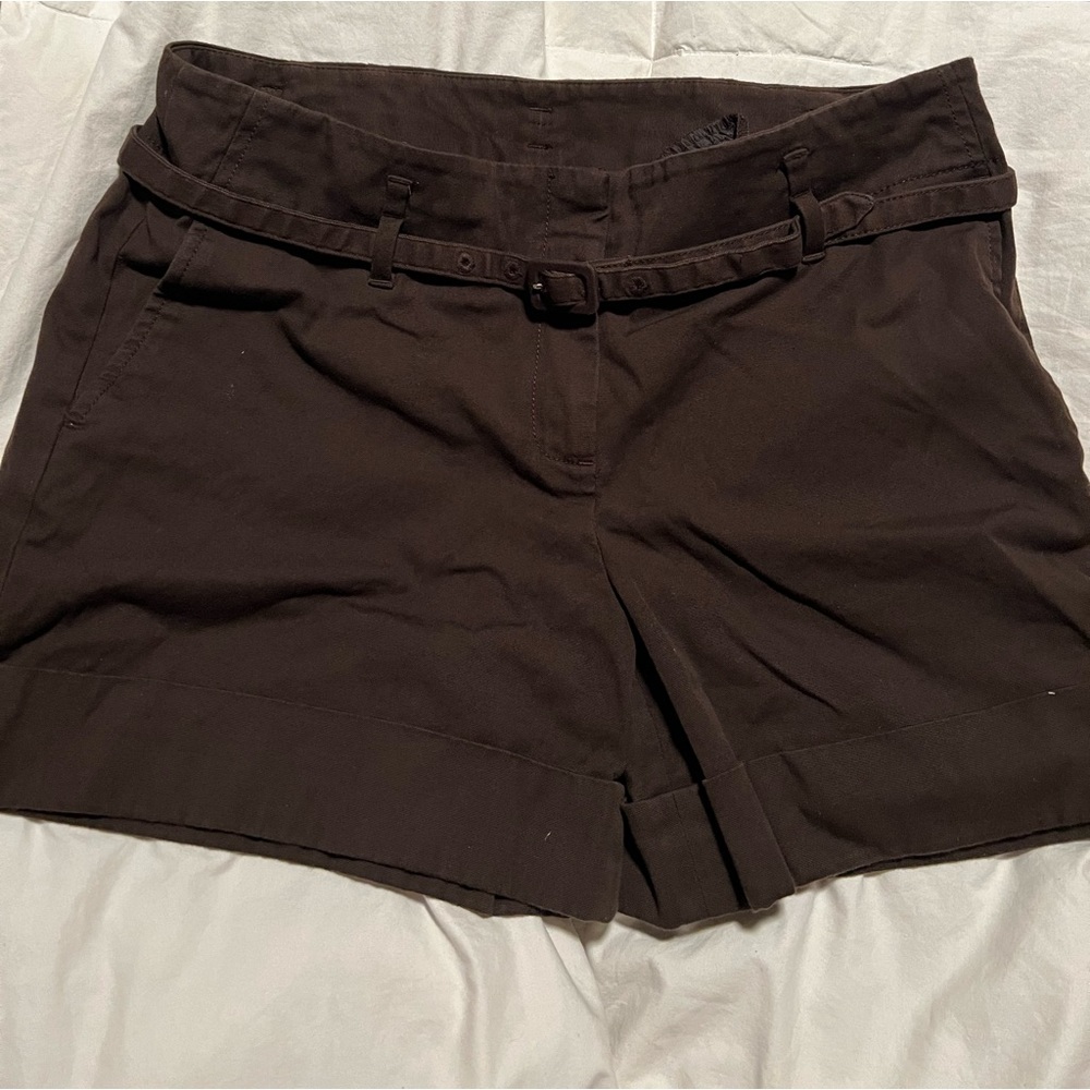 LOFT size 6 Brown dressy shorts